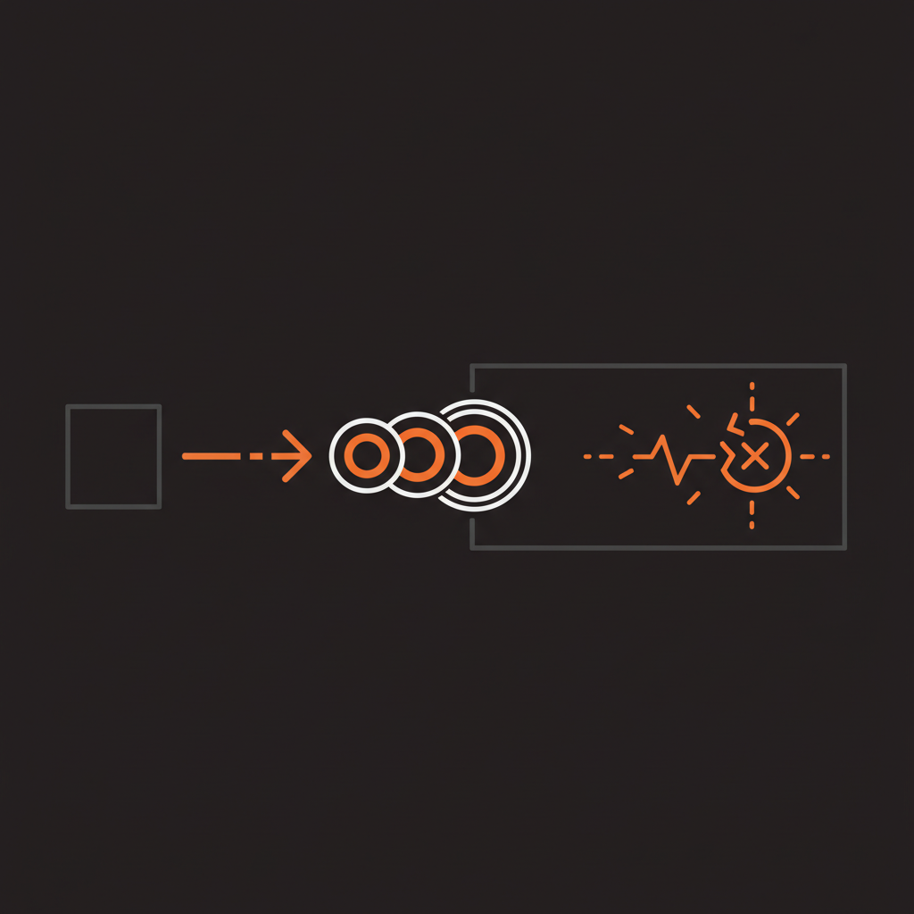 Webhookの配信フローを図で表現。送信元からWebhookが送信され、受信側でエラーが発生した場