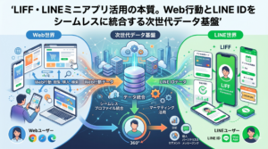 LIFF・LINEミニアプリ活用の本質。Web行動とLINE IDをシームレスに統合する次世代データ基盤