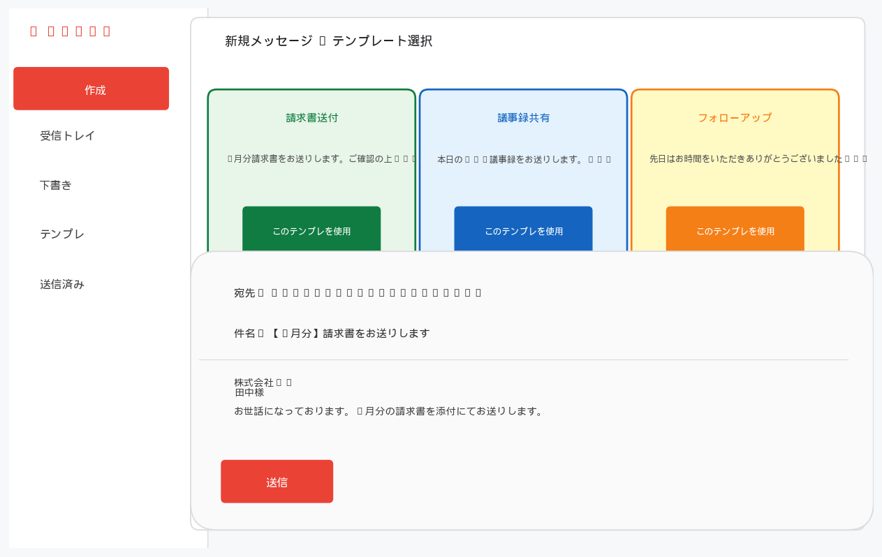 Gmailテンプレート自動化デモ - Claude Codeが生成したパーソナライズメール